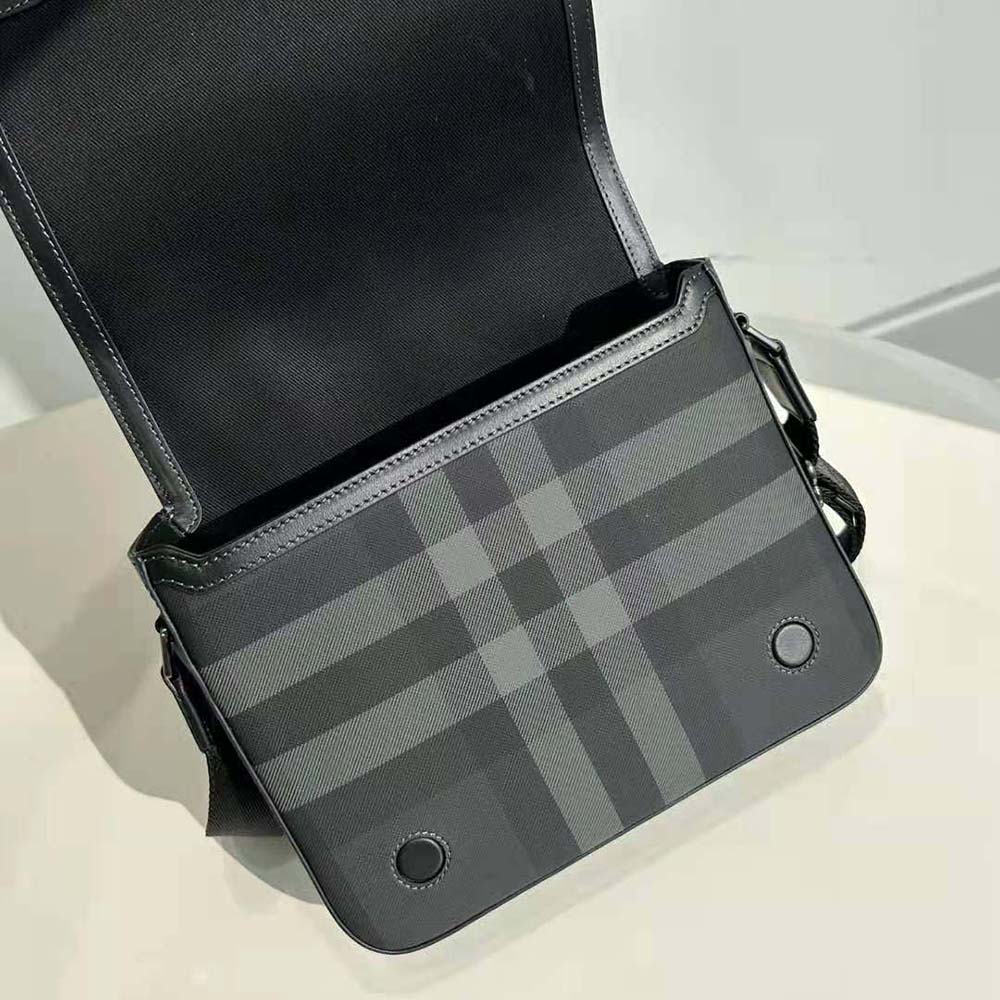 Burberry Men Small Alfred Messenger Bag-Black - image 6