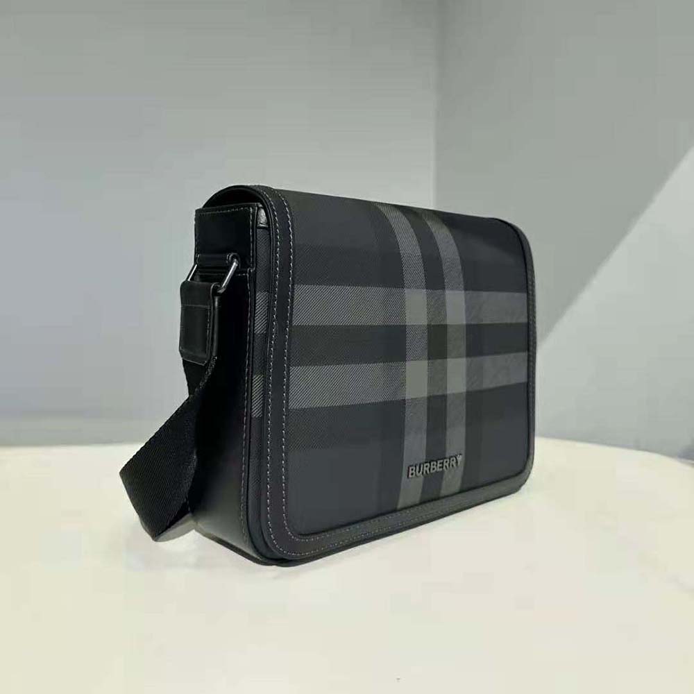 Burberry Men Small Alfred Messenger Bag-Black - image 5