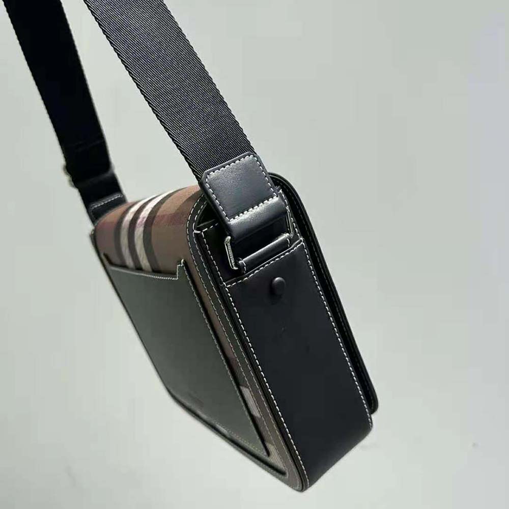 Burberry Men Small Alfred Messenger Bag-Brown - image 7