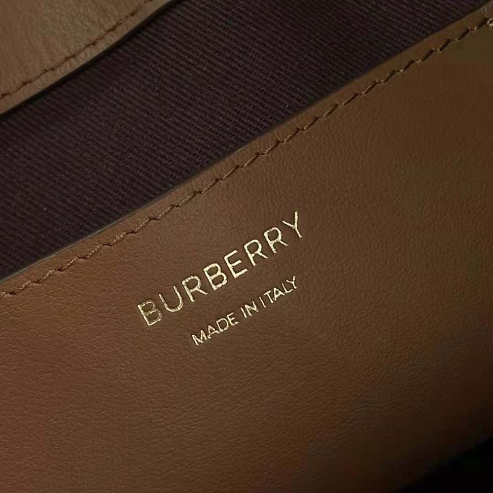 Burberry Women Small TB Bucket Bag-Brown - image 9