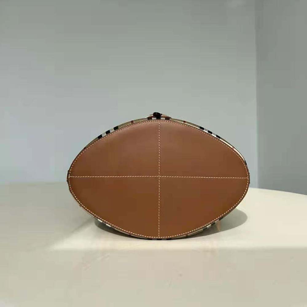 Burberry Women Small TB Bucket Bag-Brown - image 8