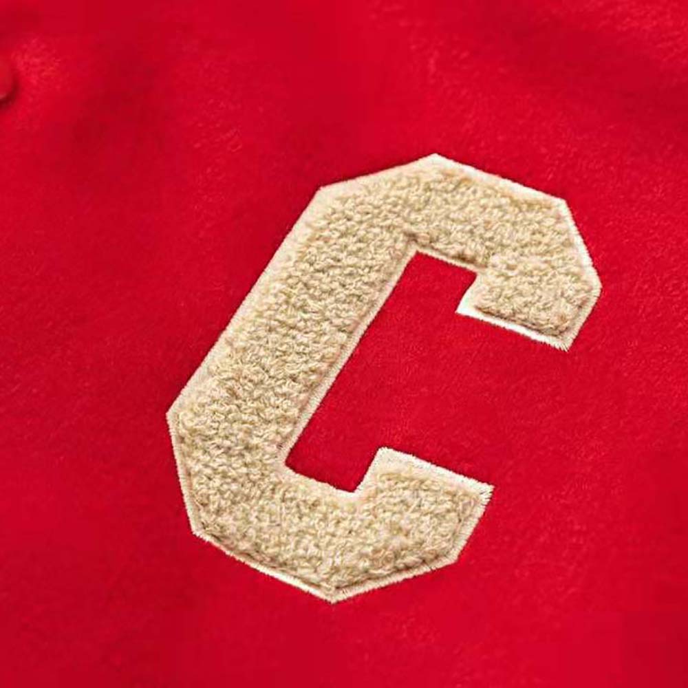 Celine Women Classic Teddy Jacket in Textured Wool-Red - image 6