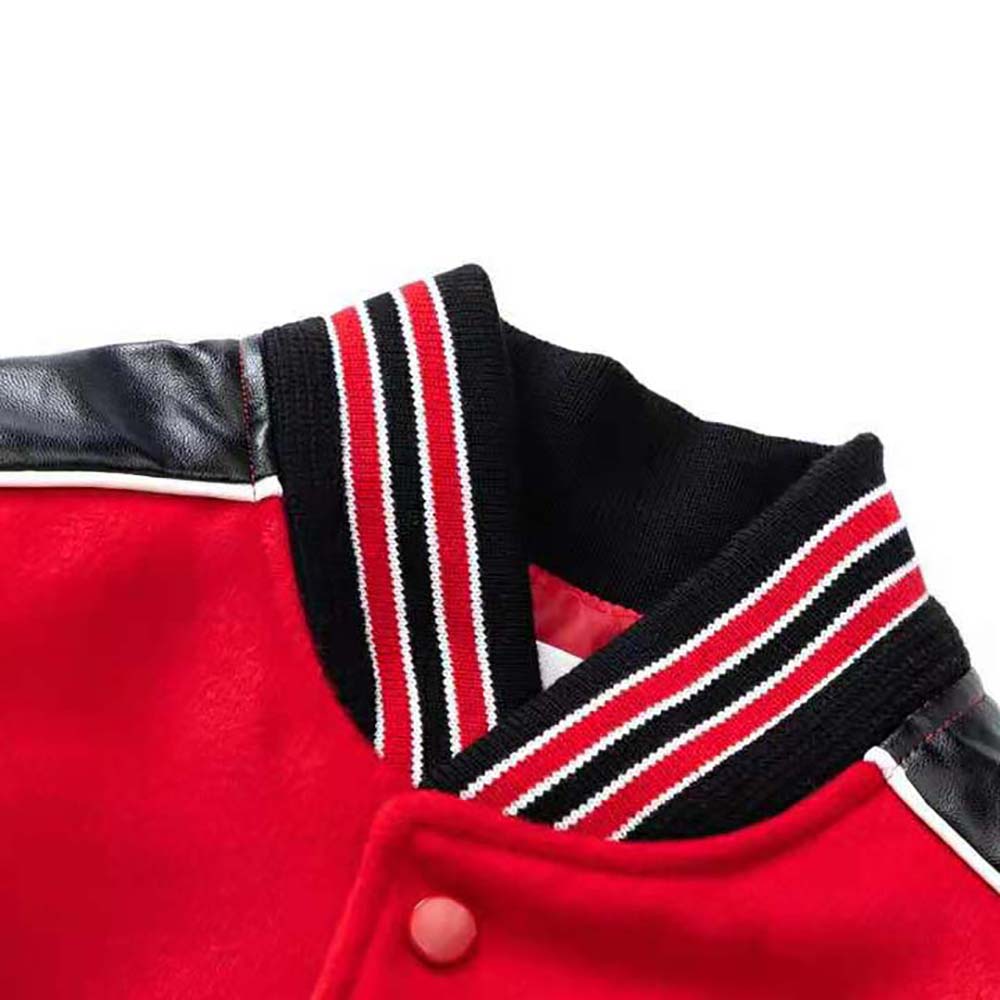 Celine Women Classic Teddy Jacket in Textured Wool-Red - image 4