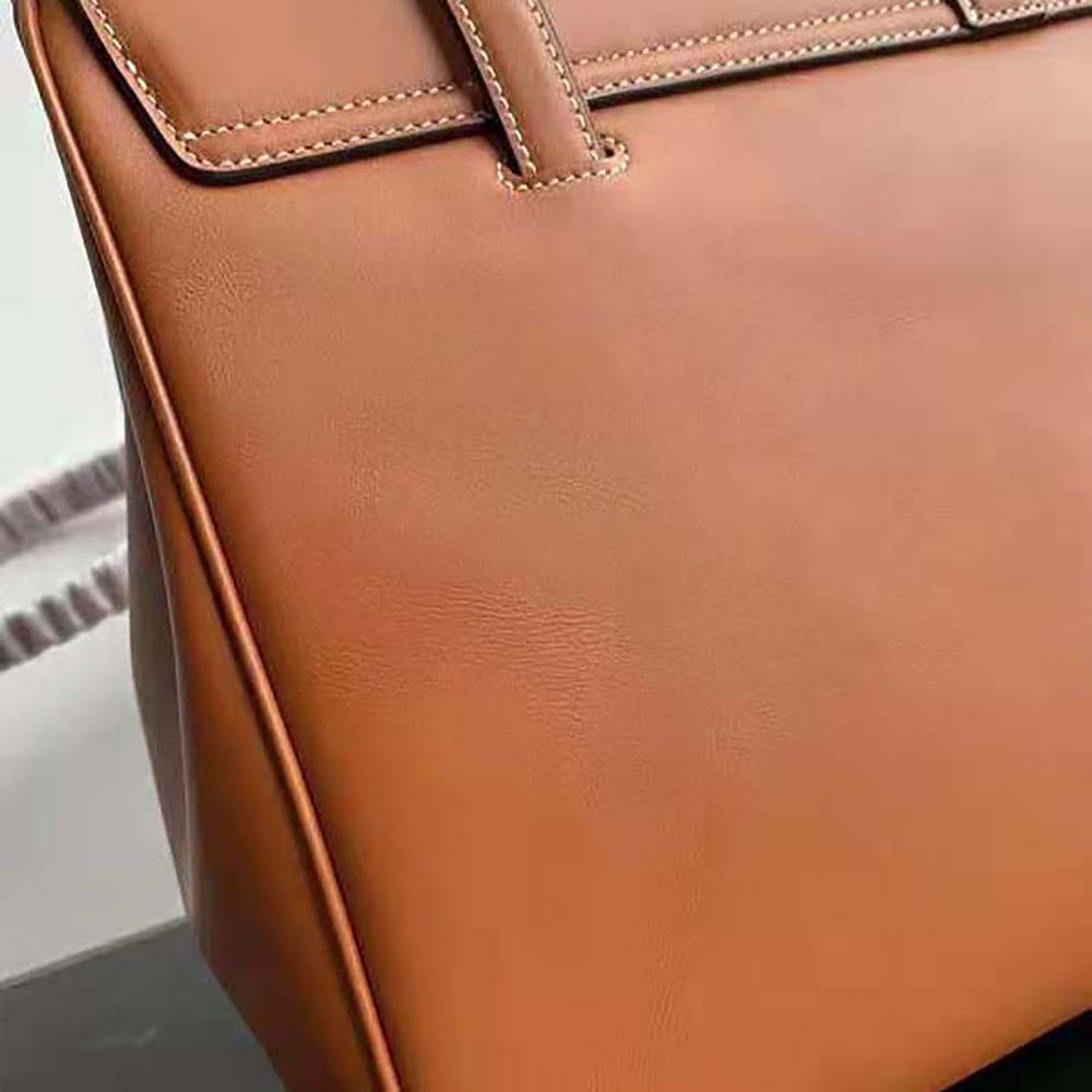 Celine Women Large Soft 16 Bag in Smooth Calfskin-Brown - image 8