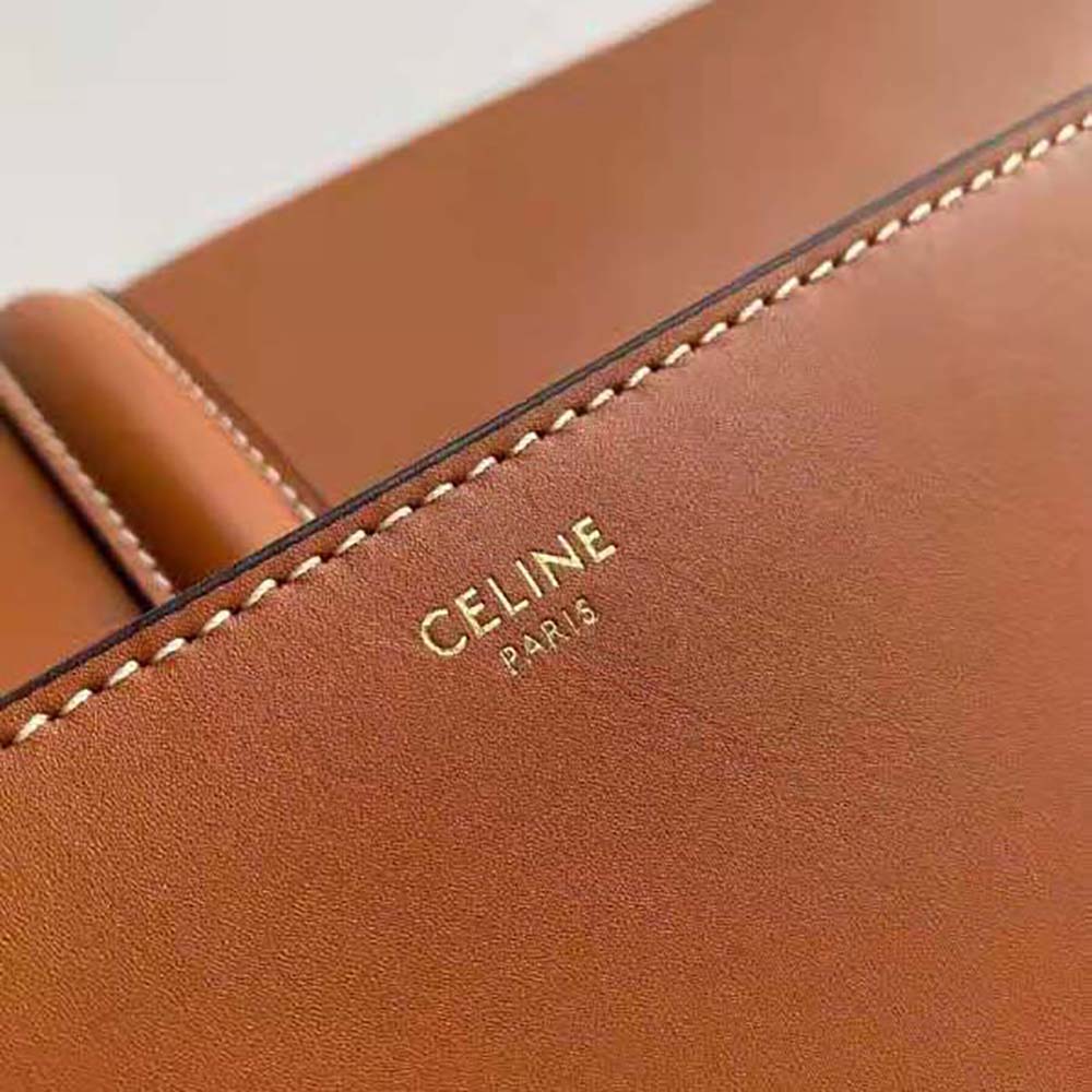 Celine Women Large Soft 16 Bag in Smooth Calfskin-Brown - image 7