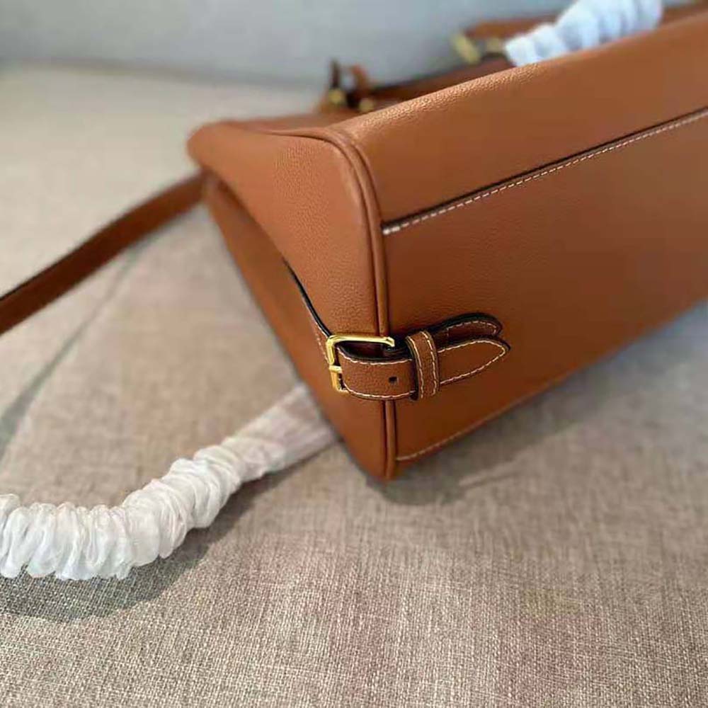 Celine Women Medium Appoline Bag in Supple Calfskin-Brown - image 5