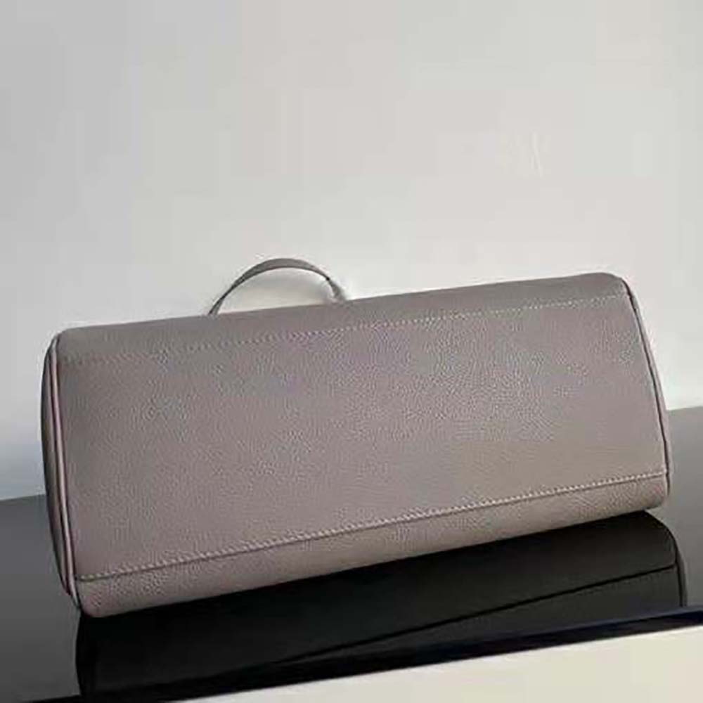 Celine Women Medium Soft 16 Bag in Supple Grained Calfskin-Gray - image 4