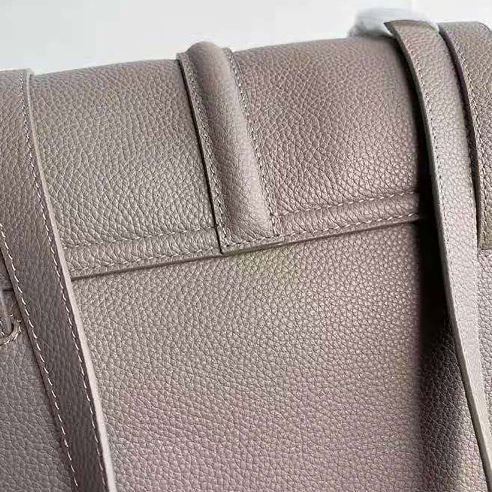 Celine Women Medium Soft 16 Bag in Supple Grained Calfskin-Gray - image 8