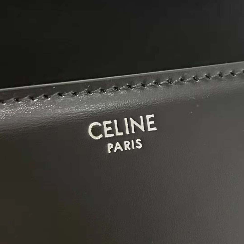 Celine Women Teen Triomphe Bag in Shiny Calfskin - image 10