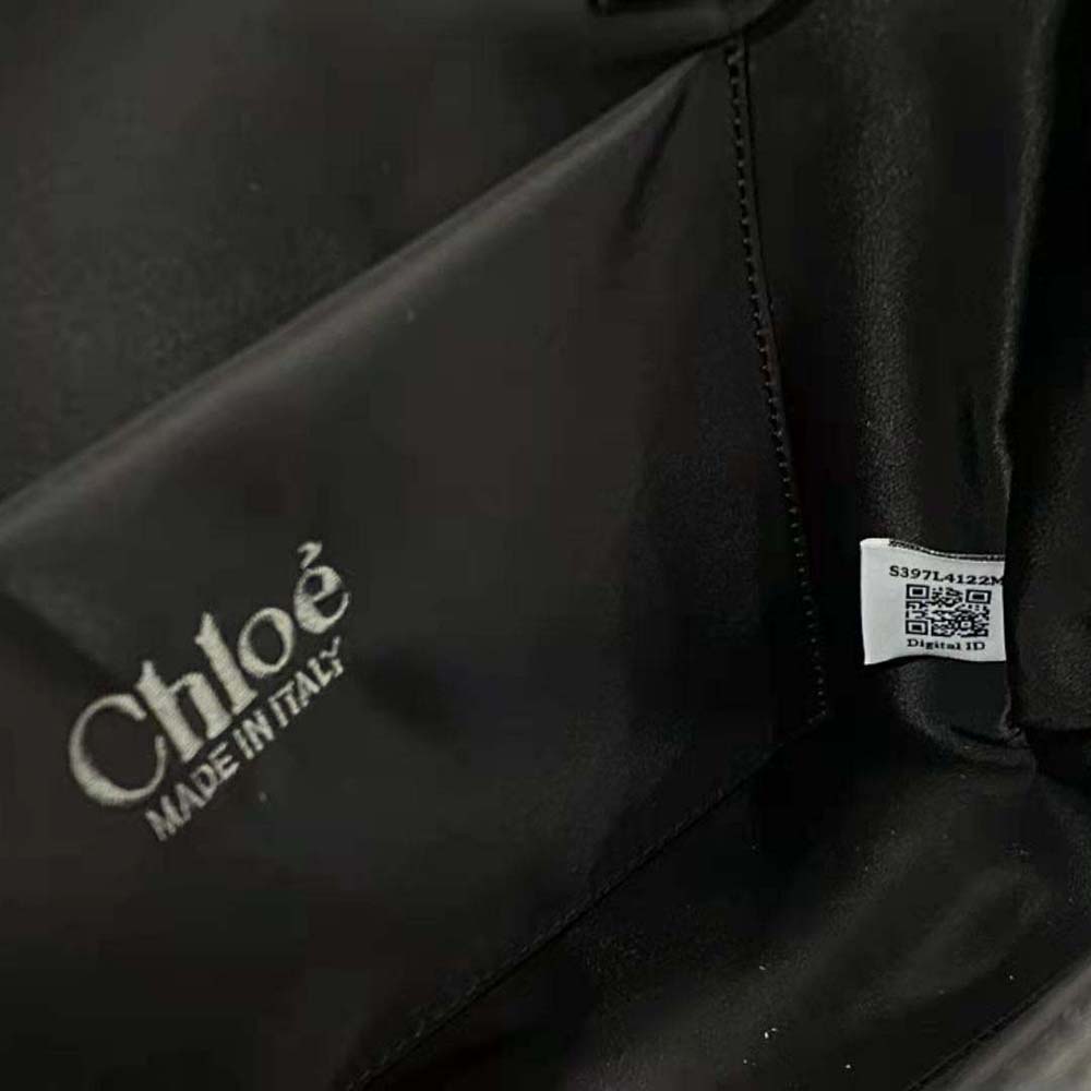 Chloe Women Medium Woody Tote Bag-Black - image 7