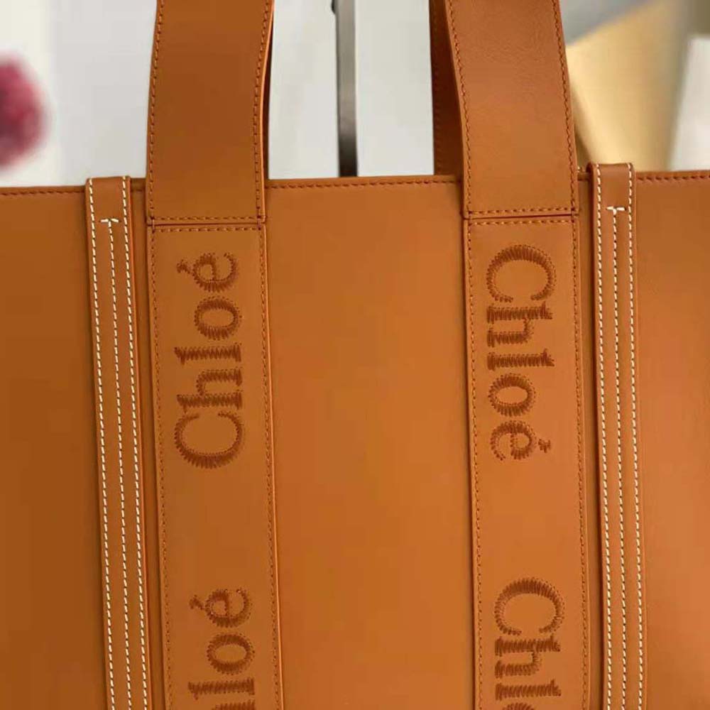 Chloe Women Medium Woody Tote Bag-Brown - image 7