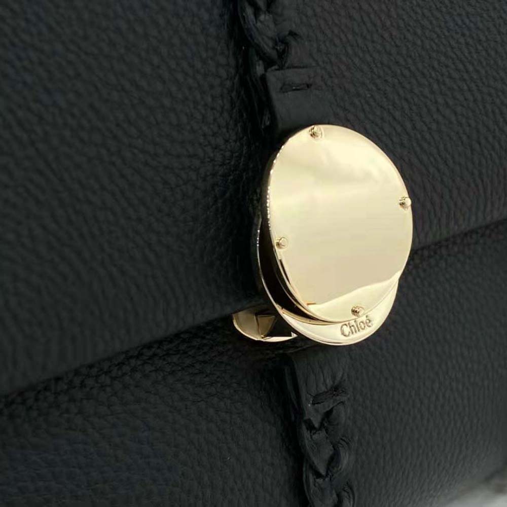 Chloe Women Penelope Medium Soft Shoulder Bag-Black - image 8