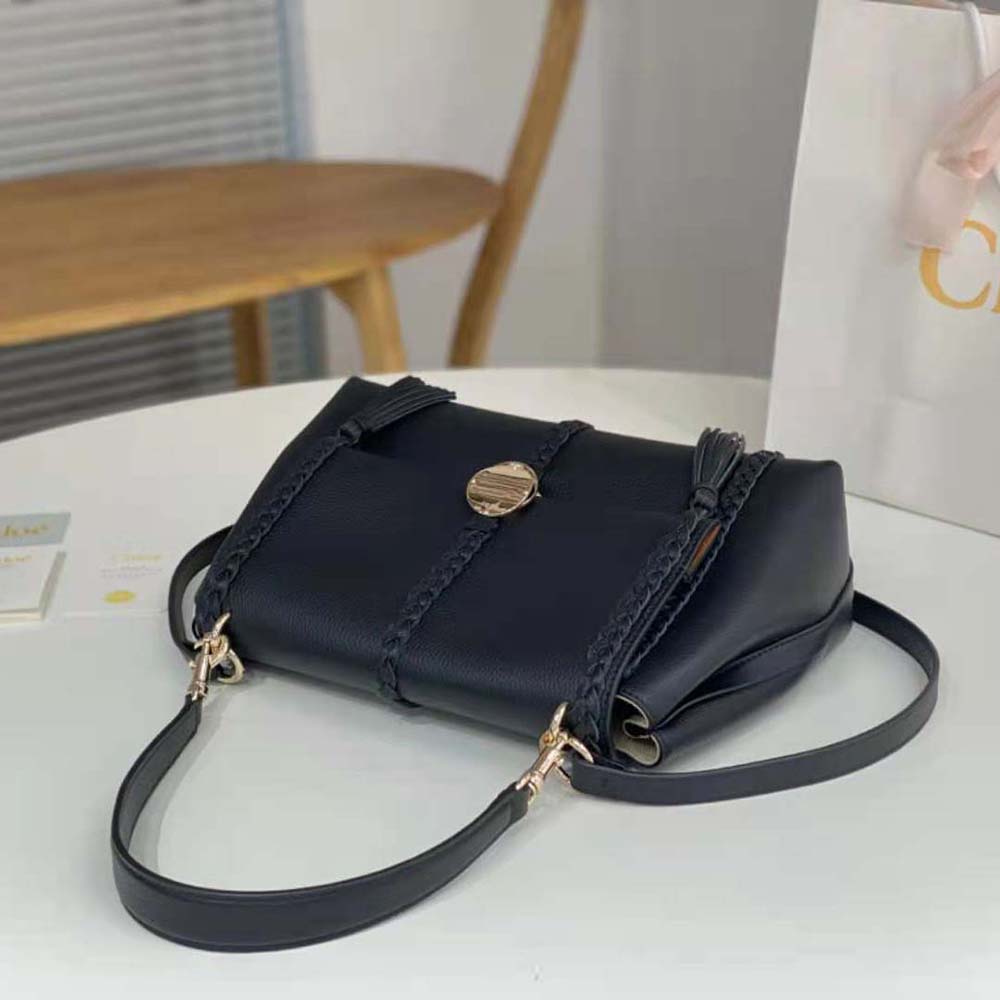 Chloe Women Penelope Medium Soft Shoulder Bag-Black - image 5