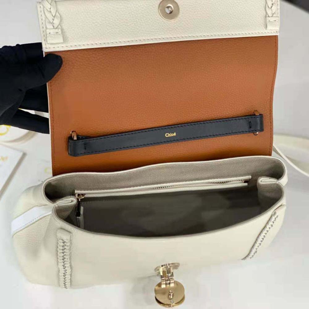 Chloe Women Penelope Medium Soft Shoulder Bag-White - image 7