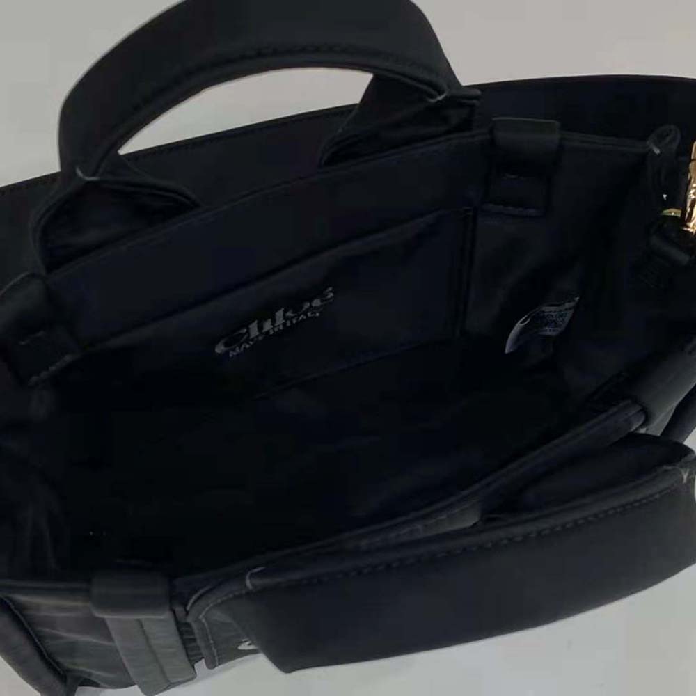 Chloe Women Small Woody Tote Bag-Black - image 9