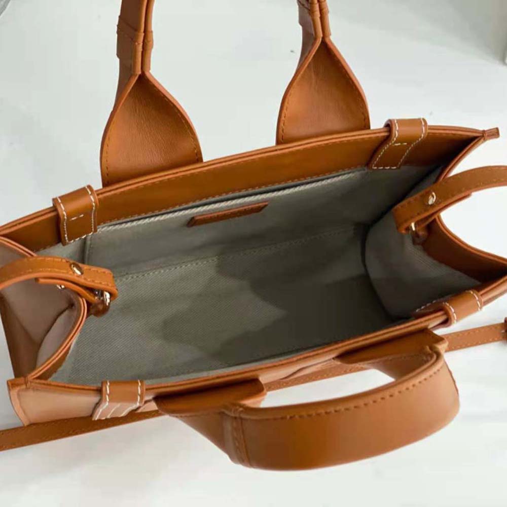 Chloe Women Small Woody Tote Bag-Brown - image 8