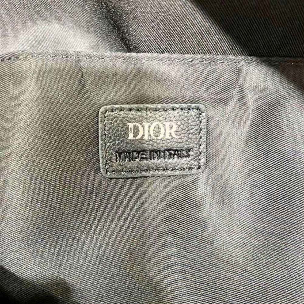 Dior Men Rider Backpack Beige and Black Maxi Dior Oblique Jacquard - image 10
