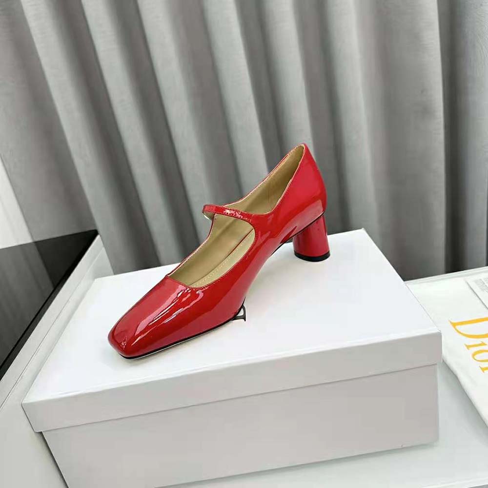 Dior Women Jolie Dior Pump Amaryllis Red Patent Calfskin - image 6