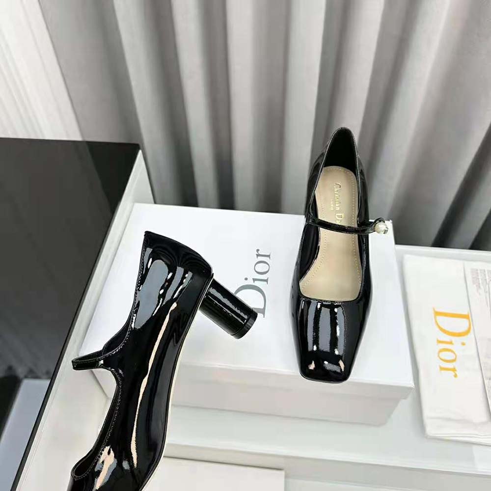 Dior Women Jolie Dior Pump Black Patent Calfskin - image 10