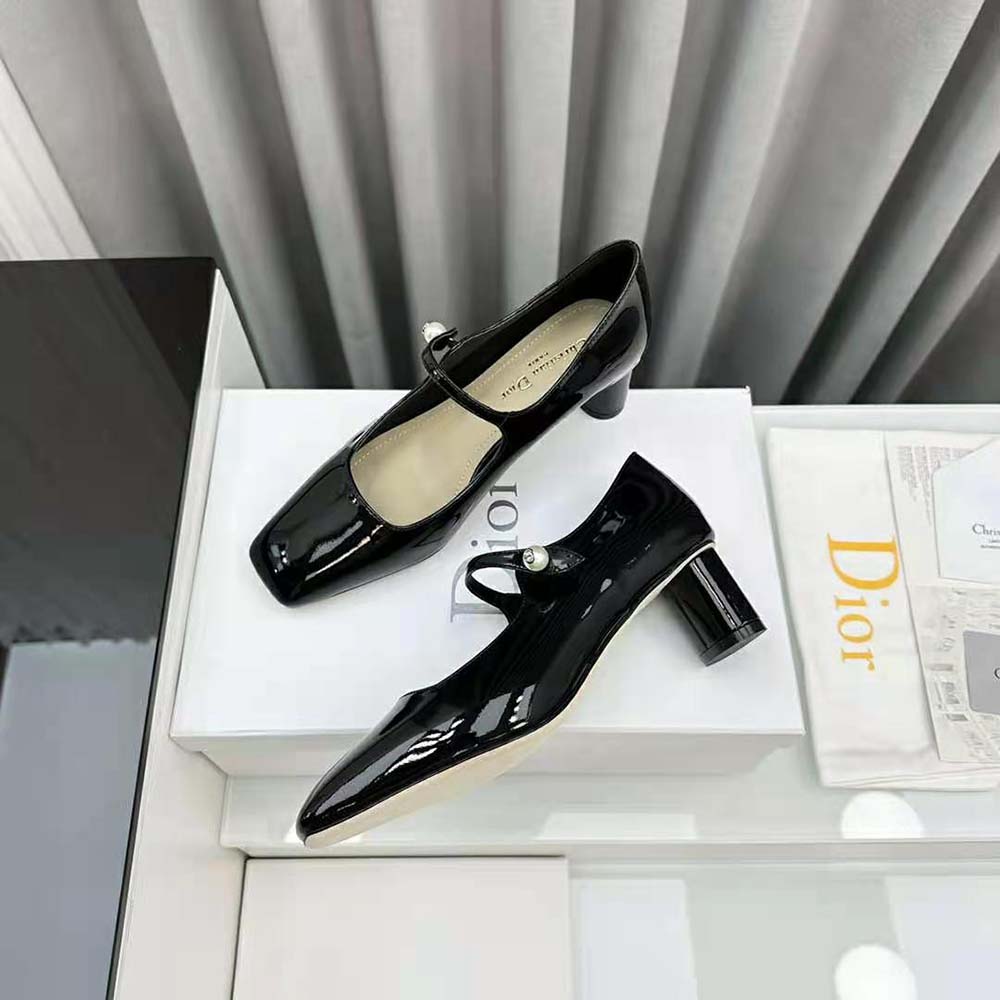 Dior Women Jolie Dior Pump Black Patent Calfskin - image 8