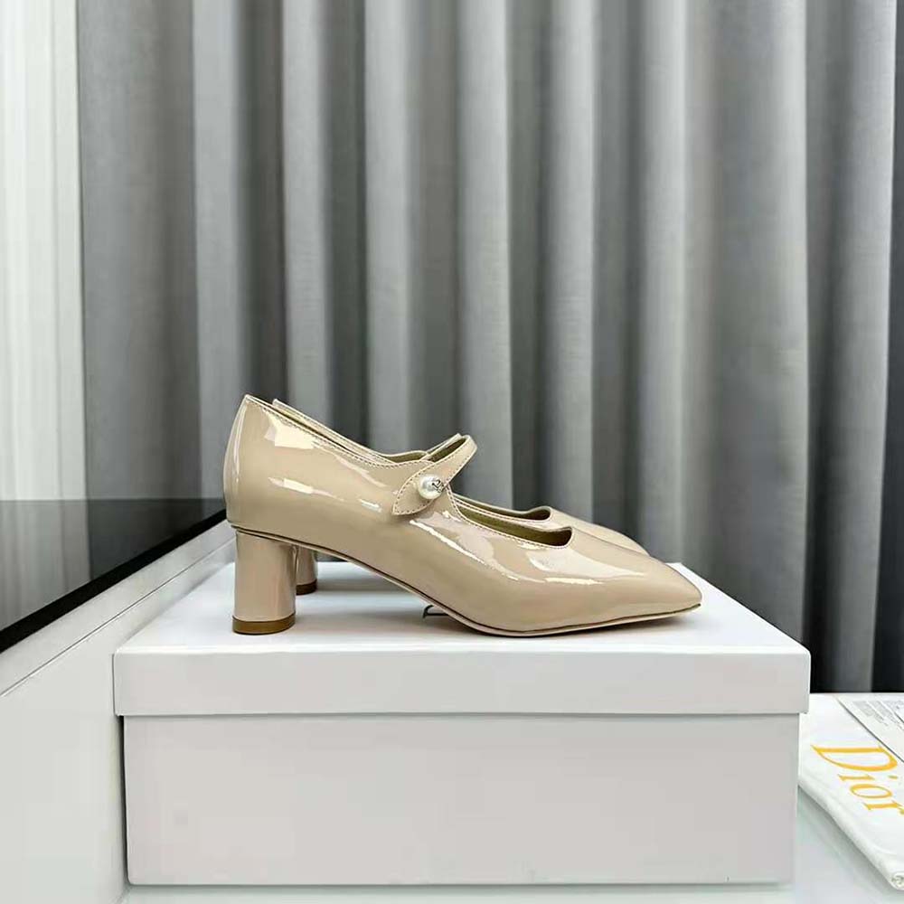 Dior Women Jolie Dior Pump Nude Patent Calfskin - image 5