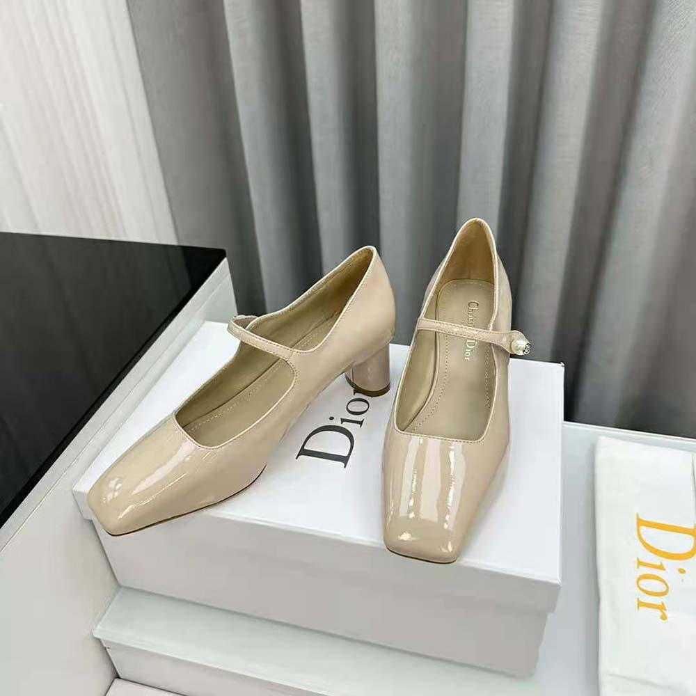 Dior Women Jolie Dior Pump Nude Patent Calfskin - image 4