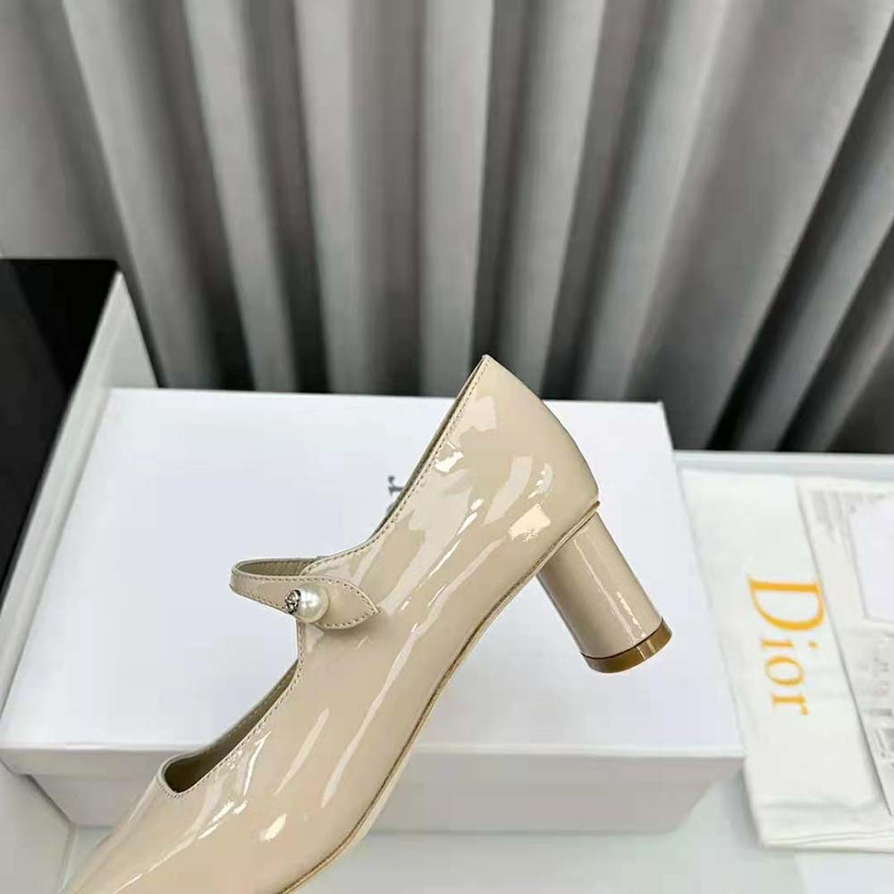 Dior Women Jolie Dior Pump Nude Patent Calfskin - image 8