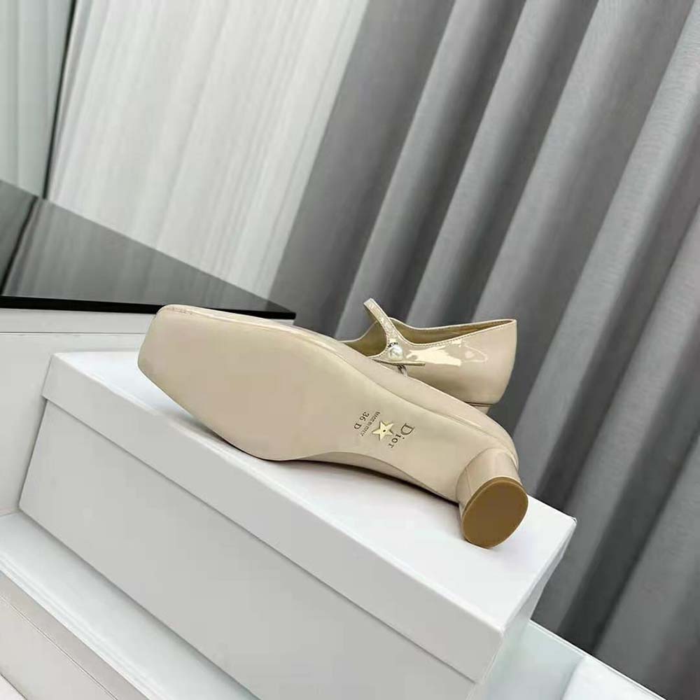 Dior Women Jolie Dior Pump Nude Patent Calfskin - image 10