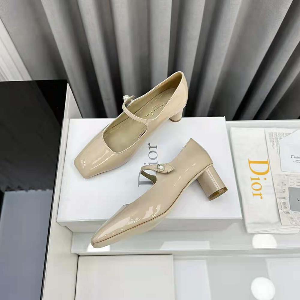 Dior Women Jolie Dior Pump Nude Patent Calfskin - image 7