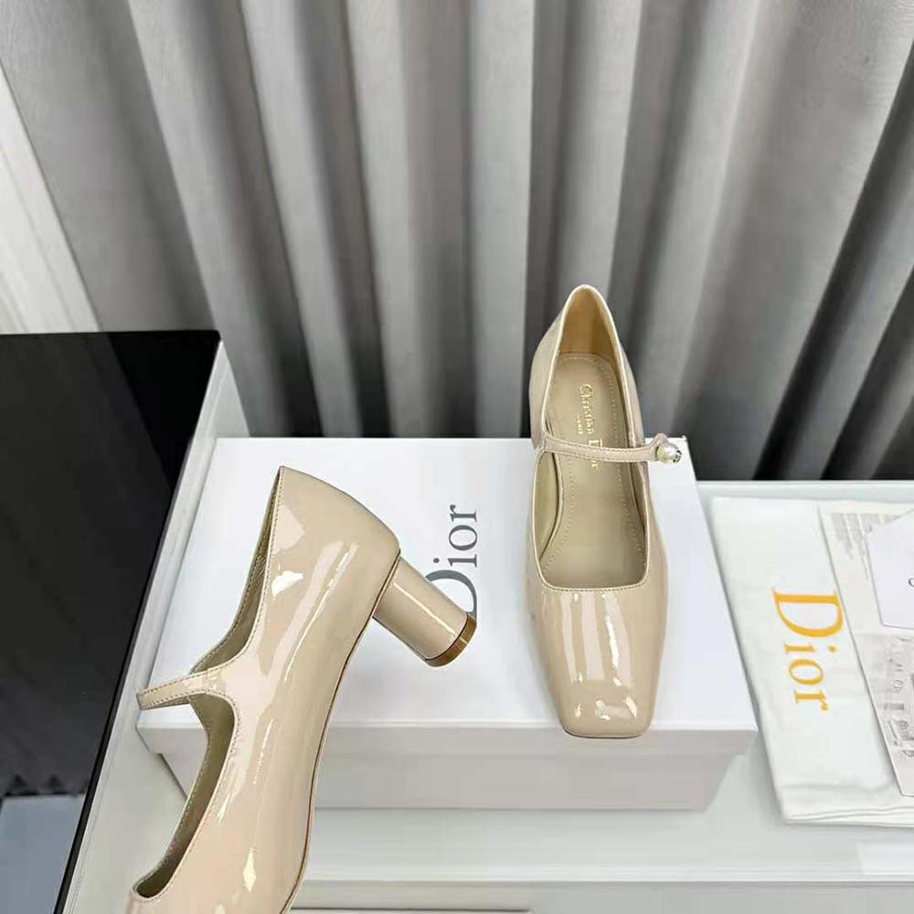 Dior Women Jolie Dior Pump Nude Patent Calfskin - image 6