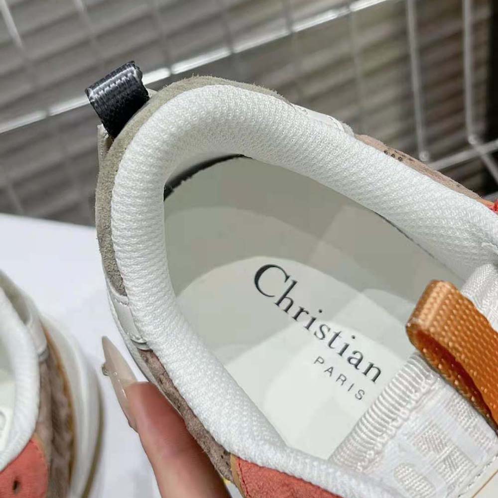 Dior Women One Sneaker Beige Multicolor Calfskin and Suede Calfskin with Dior Oblique Motif - image 9