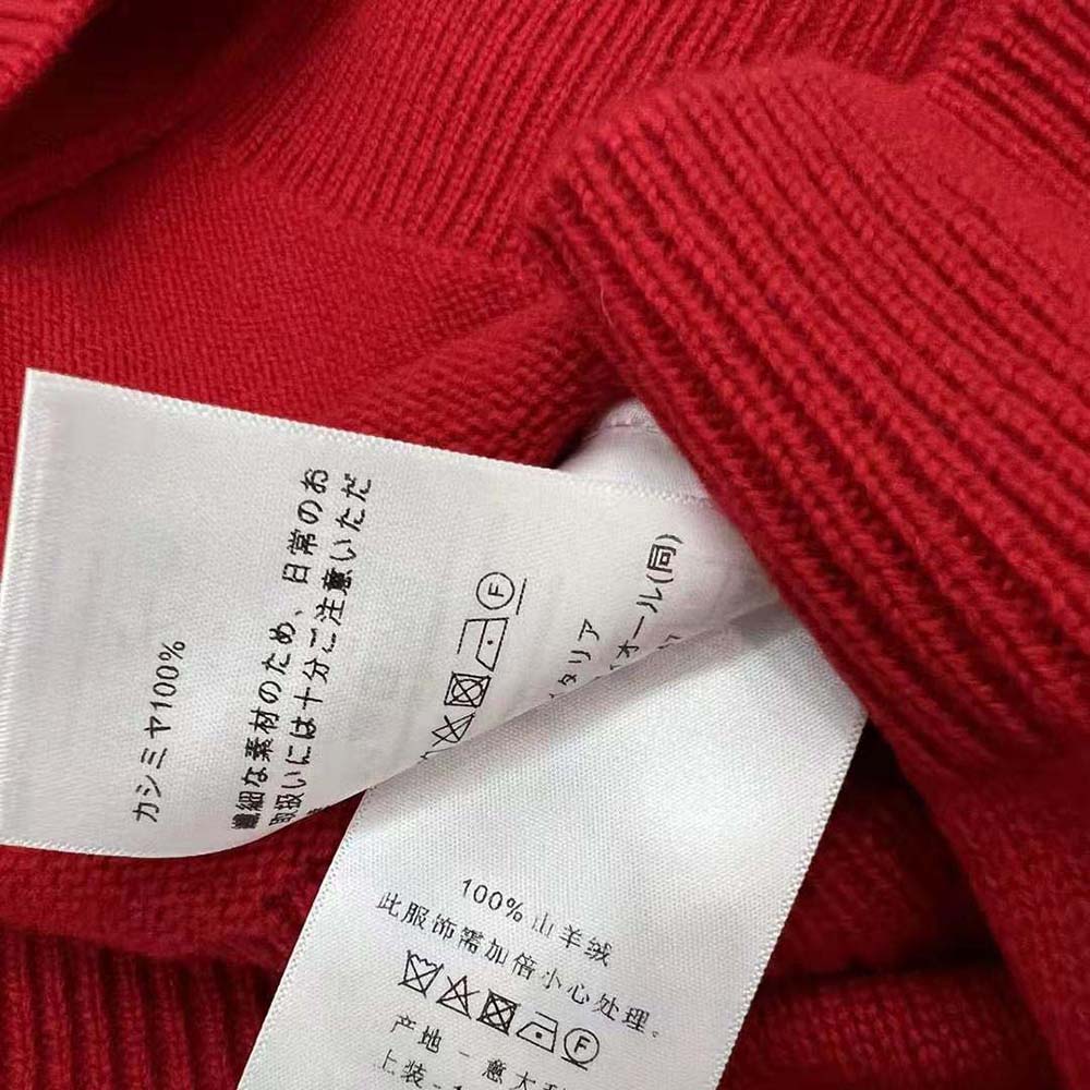 Dior Women Twin-set Amaryllis Red Cashmere Knit - image 12