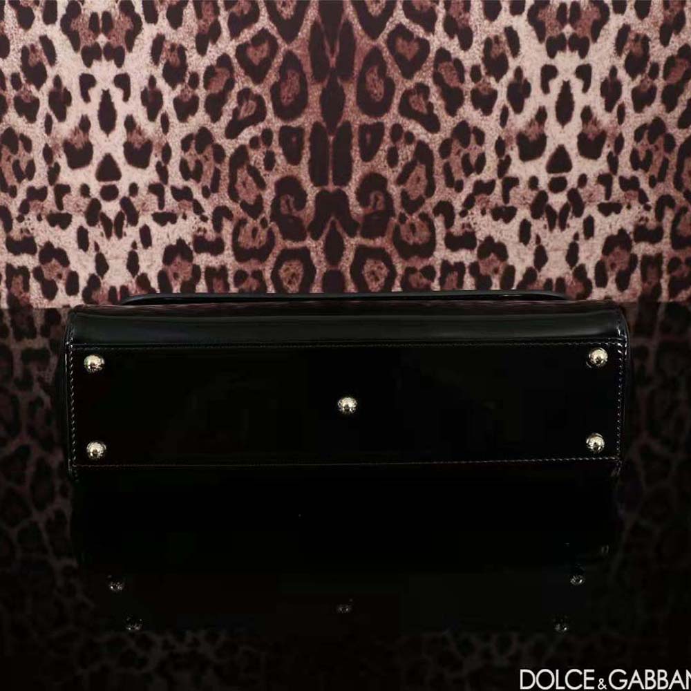 Dolce Gabbana D&G Women Elongated Sicily Handbag-Black - image 4