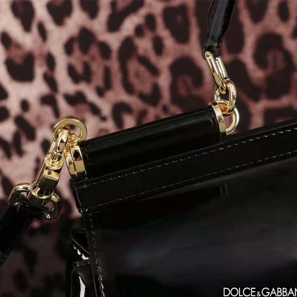 Dolce Gabbana D&G Women Elongated Sicily Handbag-Black - image 5