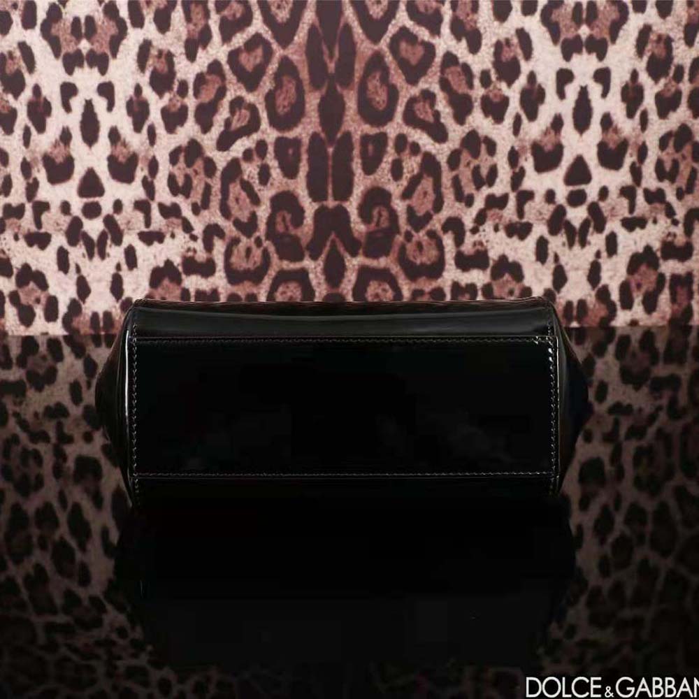 Dolce Gabbana D&G Women Medium Sicily Handbag-Black - image 7