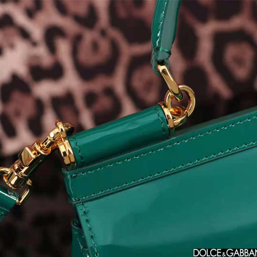 Dolce Gabbana D&G Women Small Sicily Handbag-Green - image 7