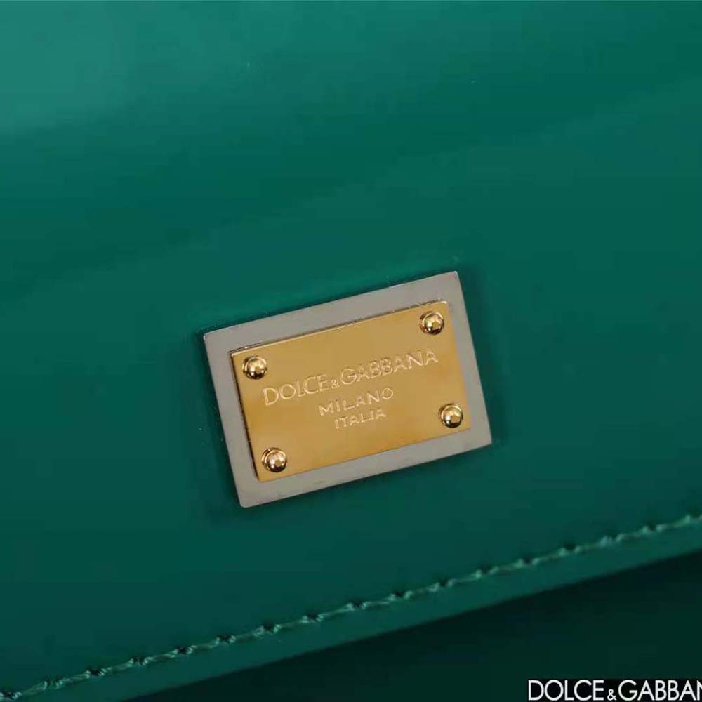 Dolce Gabbana D&G Women Small Sicily Handbag-Green - image 10