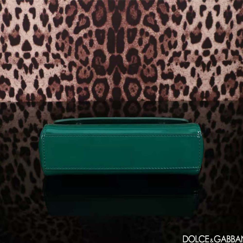Dolce Gabbana D&G Women Small Sicily Handbag-Green - image 4