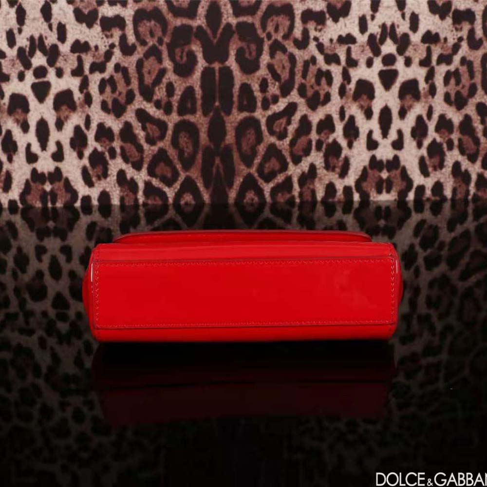 Dolce Gabbana D&G Women Small Sicily Handbag-Red - image 5