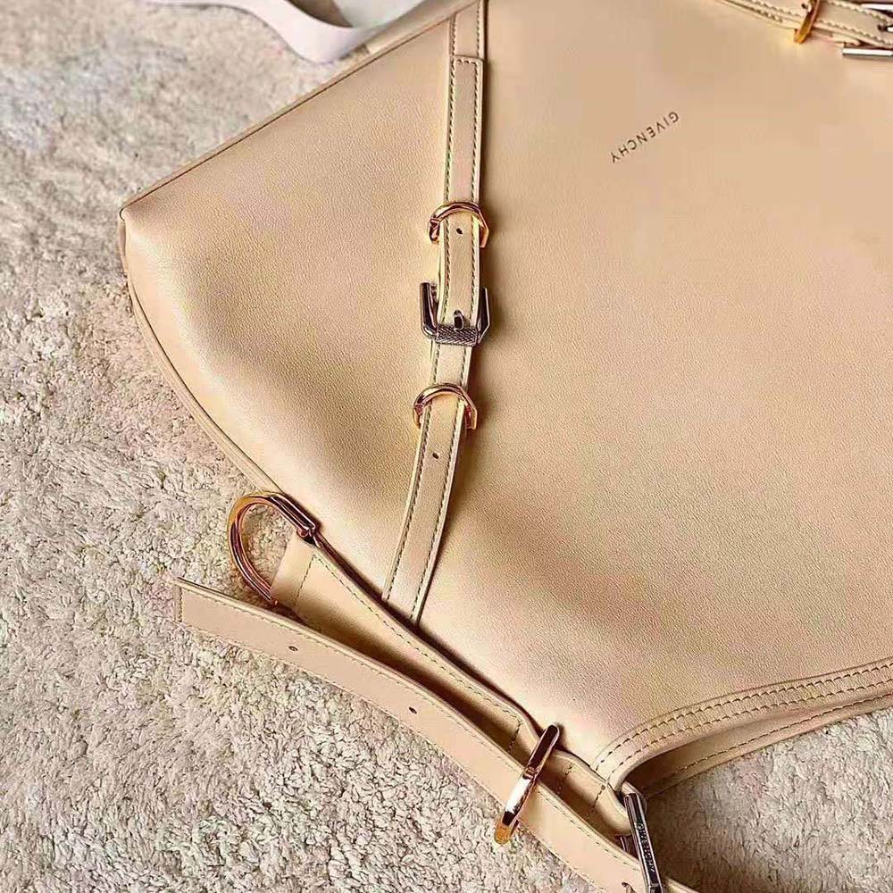 Givenchy Women Medium Voyou Bag in Leather-Beige - image 5