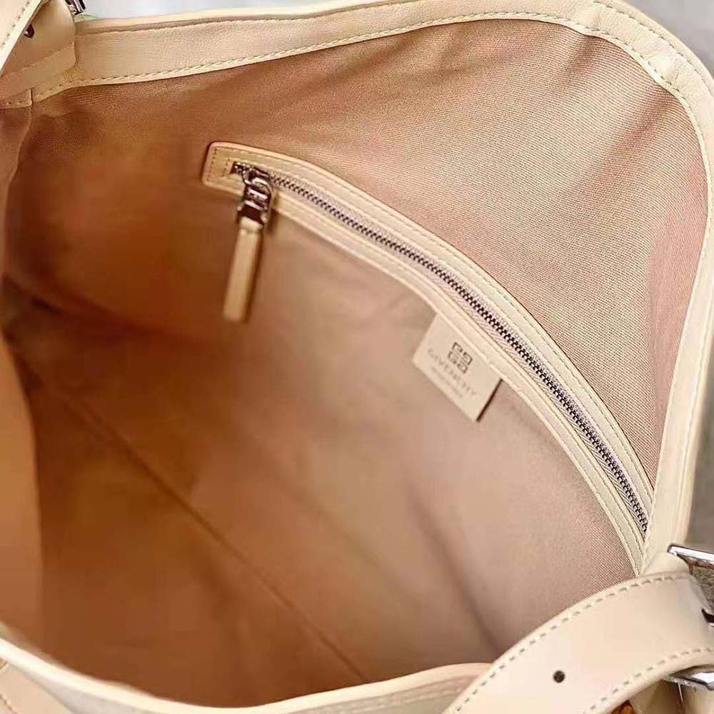 Givenchy Women Medium Voyou Bag in Leather-Beige - image 9