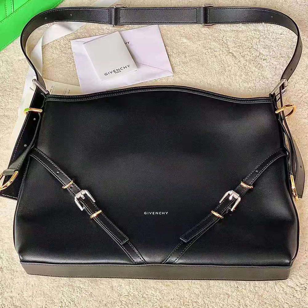 Givenchy Women Medium Voyou Bag in Leather-Black - image 4