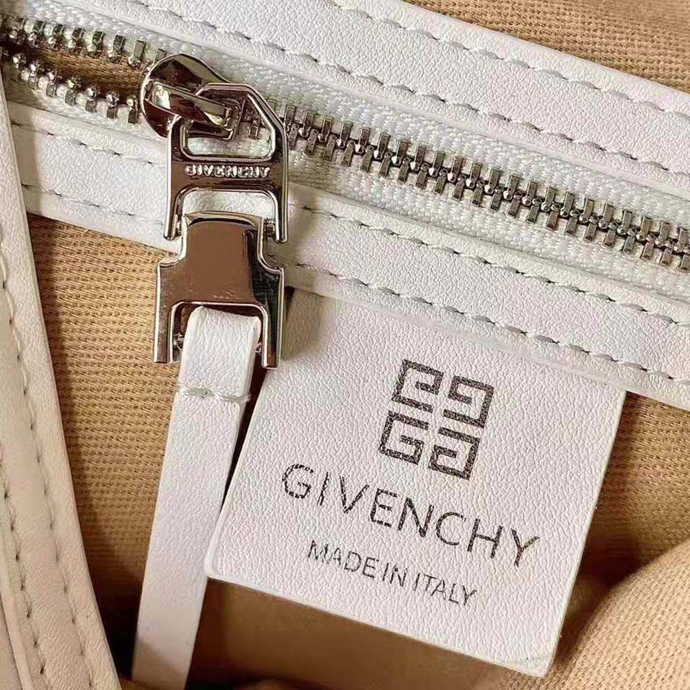 Givenchy Women Medium Voyou Bag in Leather-White - image 9