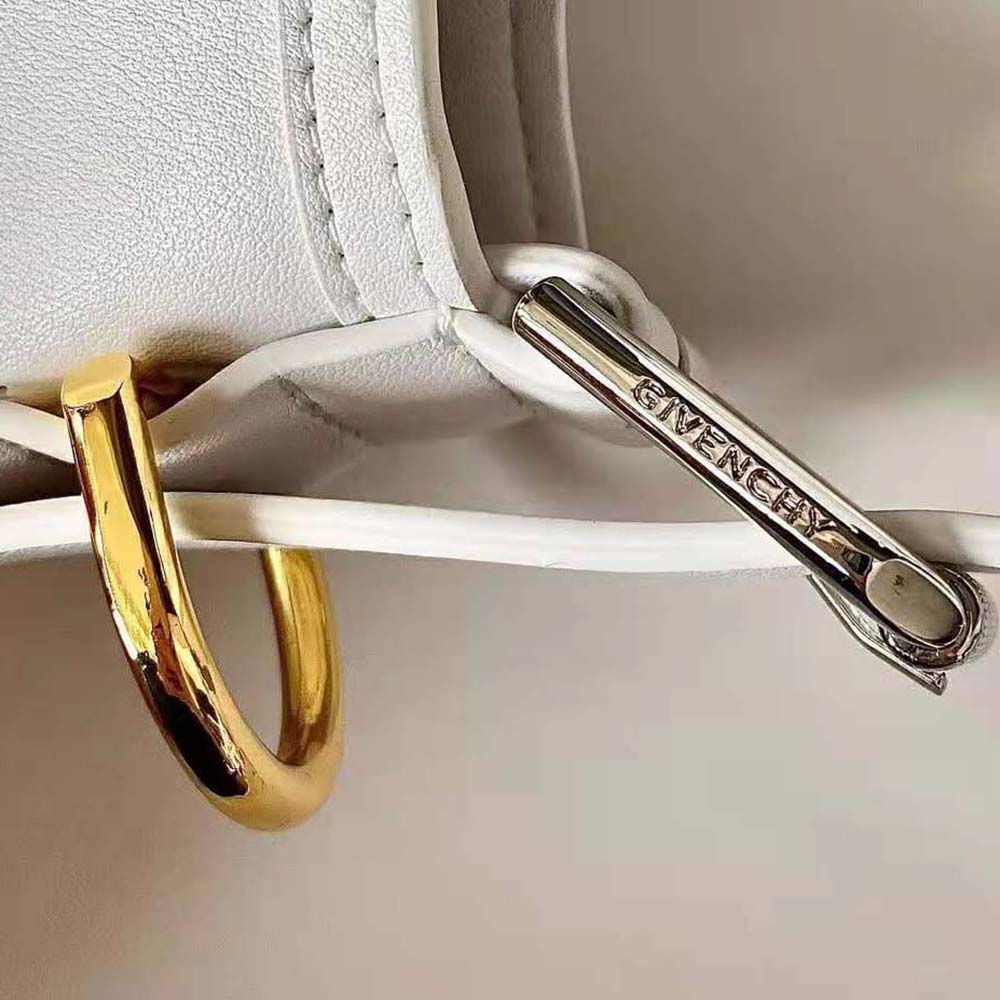 Givenchy Women Medium Voyou Bag in Leather-White - image 5
