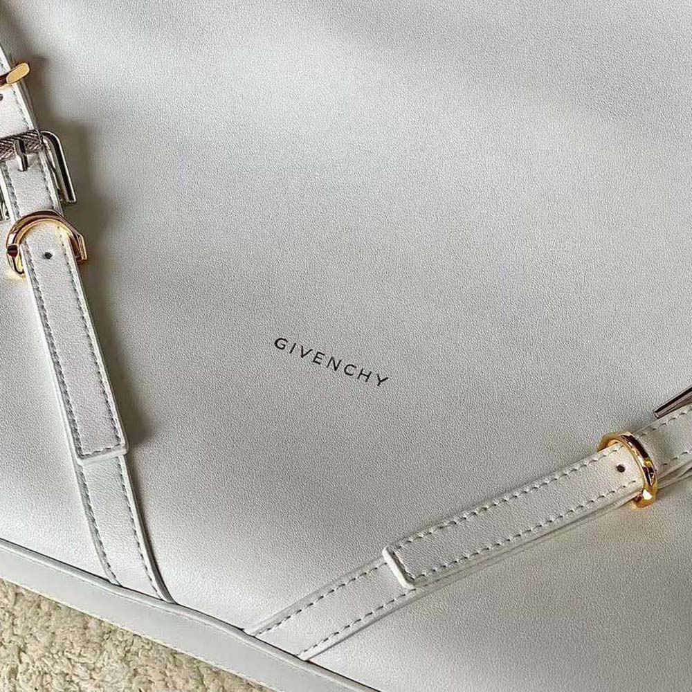 Givenchy Women Medium Voyou Bag in Leather-White - image 7