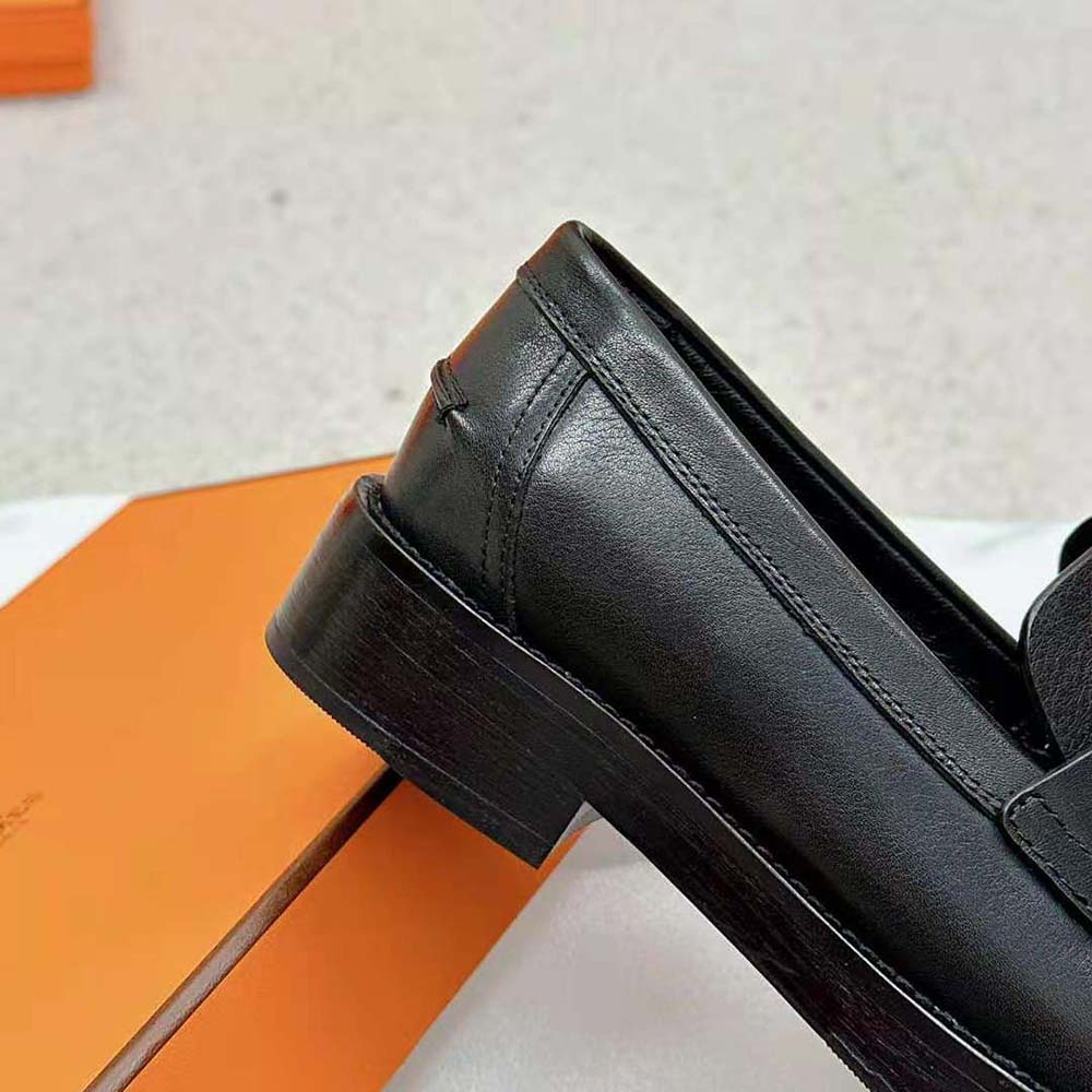 Hermes Men Hot Loafer in Calfskin-Black - image 9