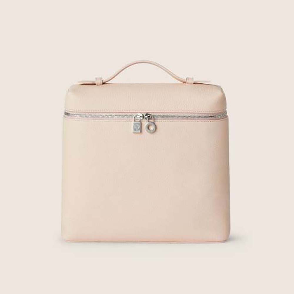 Front view of Loro Piana Women Extra Pocket Backpack L23.5-Pink
