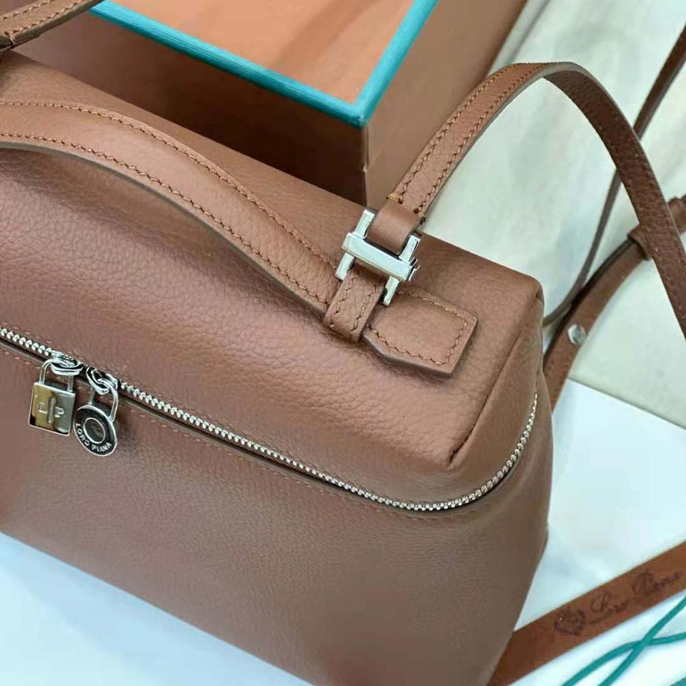 Loro Piana Women Extra Pocket Backpack L23.5-Brown - image 9