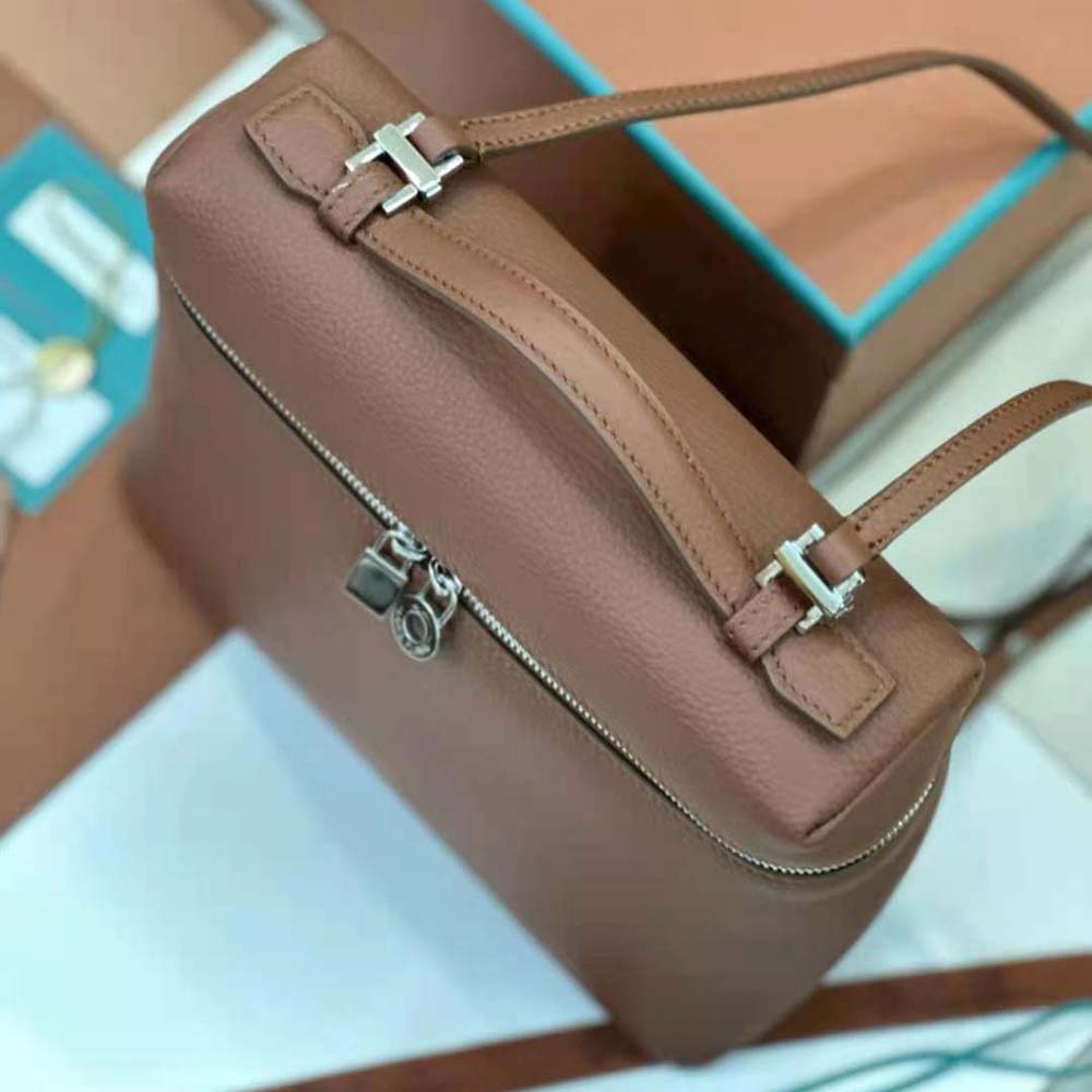 Loro Piana Women Extra Pocket Backpack L23.5-Brown - image 8