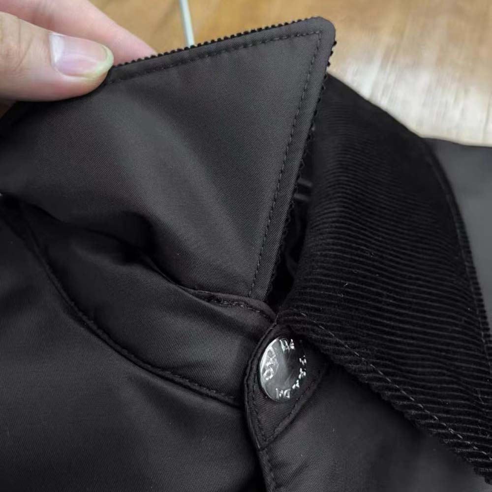 Prada Men Re-Nylon Blouson Jacket-Black - image 7